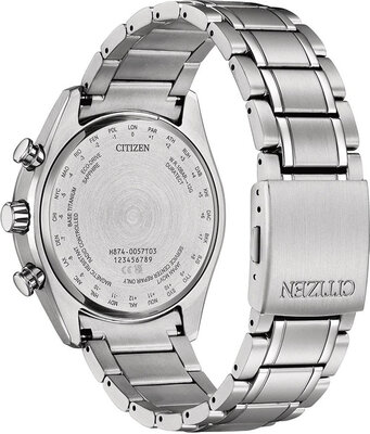 Citizen Sports Eco-Drive Radio Controlled Tsuki-yomi Moonphase Super Titanium BY1018-80X