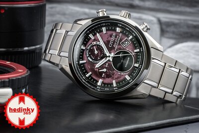 Citizen Sports Eco-Drive Radio Controlled Tsuki-yomi Moonphase Super Titanium BY1018-80X
