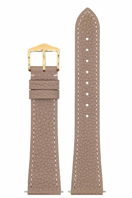 Pasek skórzany Hirsch Bologna L 01802037-1, brązowy, skóra cielęca, długość L, Quick Release