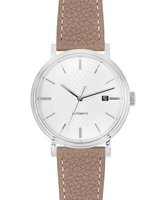 Pasek skórzany Hirsch Bologna L 01802037-1, brązowy, skóra cielęca, długość L, Quick Release