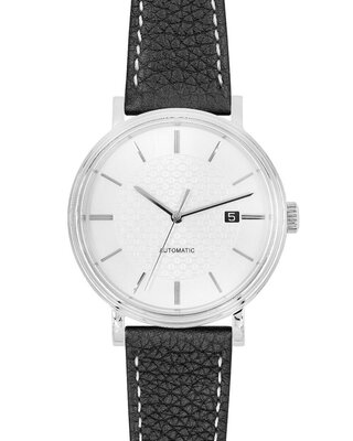 Pasek skórzany Hirsch Bologna L 01802050-2, czarny, skóra cielęca, długość L, Quick Release