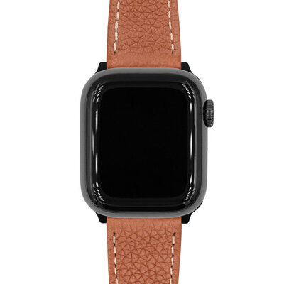 Pasek skórzany Hirsch Bologna L 01802070-1, brązowy, skóra cielęca, długość L, Quick Release