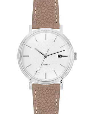 Pasek skórzany Hirsch Bologna M 01802137-1, brązowy, skóra cielęca, długość M, Quick Release