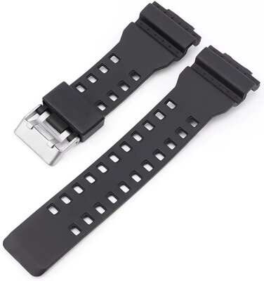 Plastikowy pasek  Ricardo 16mm (pro Casio G-Shock GA-100, GA-110, GD-120, GLS-100), czarny V1