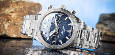Edox SkyDiver Chronograph Quartz 10116-3-buidn Limited Edition 1000pcs ( + zamienny pasek )