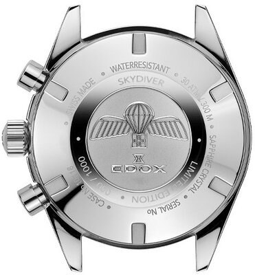 Edox SkyDiver Chronograph Quartz 10116-3-gridn Limited Edition 1000pcs ( + zamienny pasek )