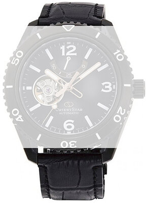 Skórzany pasek Orient Star UL00G012M0 22mm (pro RE-AT01), czarny