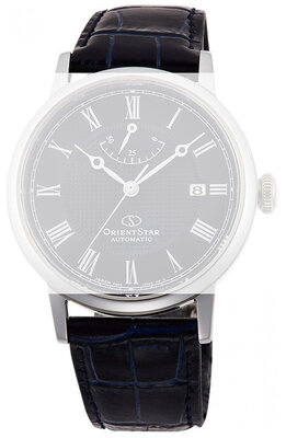 Skórzany pasek Orient Star UL022013J0 20mm (pro RE-AU00), niebieski
