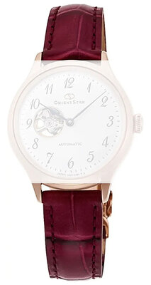 Skórzany pasek Orient Star UL024014P0 14mm (pro RE-ND00), czerwony