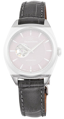 Skórzany pasek Orient Star UL024015J0 14mm (pro RE-ND01), szary