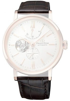 Skórzany pasek Orient Star UL025011P0 20mm (pro RE-AV00), brązowy