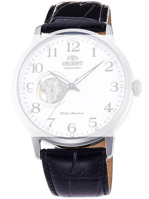 Skórzany pasek Orient UL007011J0 22mm (do modelu RA-AG00), czarny