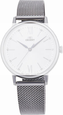 Bransoleta ze stali nierdzewnej Orient UM00C112J0 16mm (do modelu RA-QC17), srebrny, milanese