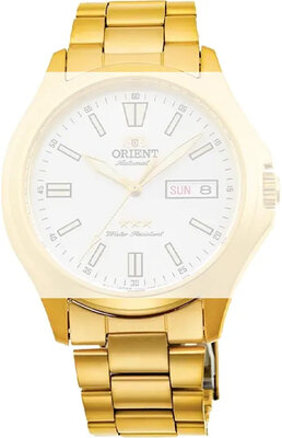 Bransoleta ze stali nierdzewnej Orient UM00D113G0 20mm (do modelu RA-AB0F), złoty