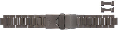 Bransoleta ze stali nierdzewnej Orient UM00J117N0 20mm (do modelu RA-AC0L), czarny