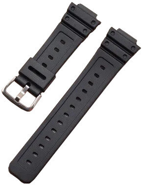 Pasek plastikowy Ricardo Ribolla 16mm (do Casio G-Shock GA-2100/GA-2110, DW-5600, GW-6900), czarny V2