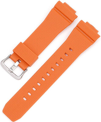 pasek silikonowy Ricardo Latisana 16mm (do Casio G-Shock GA-2100/GA-2110, DW-5600, GW-6900), pomarańczowy