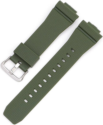 Pasek silikonowy Ricardo Latisana 16mm (do Casio G-Shock GA-2100/GA-2110, DW-5600, GW-6900), zielony