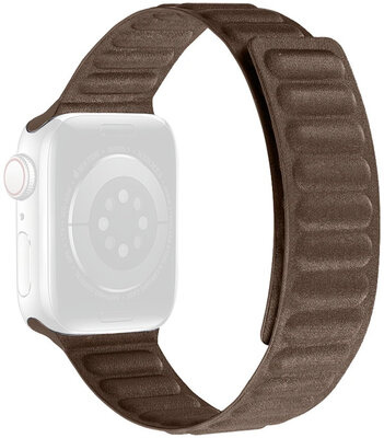 Pasek tekstylny Ricardo (do Apple Watch 44/45/49mm), Brown, magnetyczny