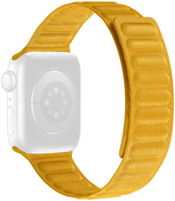 Pasek tekstylny Ricardo (do Apple Watch 44/45/49mm), Yellow, magnetyczny