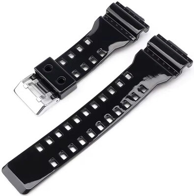 Pasek plastikowy Ricardo Cassola 16mm (do Casio G-Shock GA-100, GA-110, GD-120, GLS-100), czarny V2