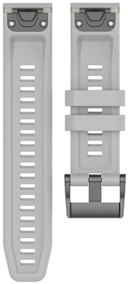 Silikonowy pasek Ricardo 20mm (pro Garmin Fenix 8/7S/6S (43mm), aj.), szary V1, QuickFit