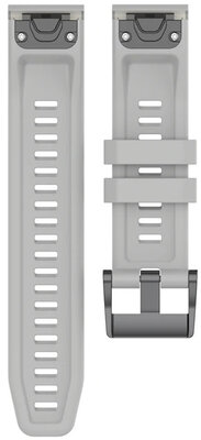 Pasek silikonowy Ricardo 26mm (do Garmin Fenix 8/7X/6X (51mm), Tactix i inne), szary, QuickFit
