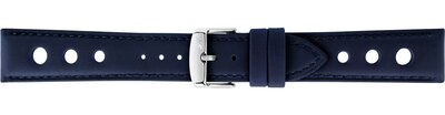 Skórzany pasek Morellato Tropea 5968D99.064 M, niebieski, materiał z recyklingu