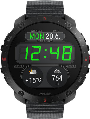 Polar Grit X2 Pro Night Black V1, rozmiar S-L