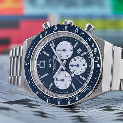 Timex Q Timex Reissue Quartz Chronograph TW2W51600UK