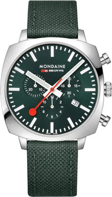Mondaine Grand Cushion Quartz MSL.41460.LF.SET (+ zamienny pasek)