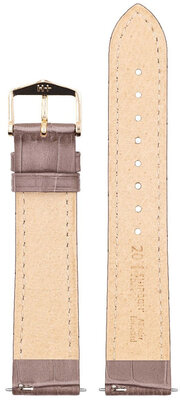 Pasek skórzany Hirsch Duke M 01028137-1, brązowy, skóra cielęca, długość M, Quick Release