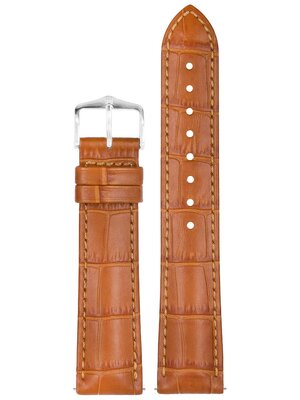 Pasek skórzany Hirsch Duke S 01028375-1, brązowy, skóra cielęca, długość S, Quick Release