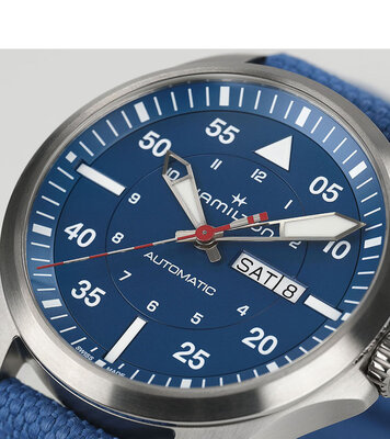 Hamilton Khaki Aviation Pilot Day Date Automatic H64655941 Air-Glaciers Special Edition (+ pasek zapasowy)