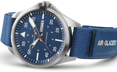 Hamilton Khaki Aviation Pilot Day Date Automatic H64655941 Air-Glaciers Special Edition (+ pasek zapasowy)