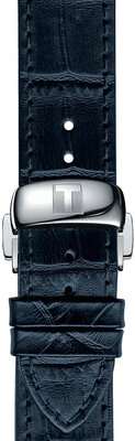 Skórzany pasek Tissot T852.032.78119mm, niebieski