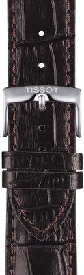 Skórzany pasek Tissot T852.041.655 22mm, brązowy