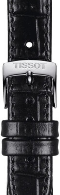 Skórzany pasek Tissot T852.043.622 15mm, czarny