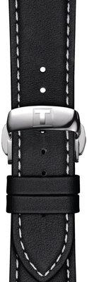 Skórzany pasek Tissot T852.044.599 21mm, czarny
