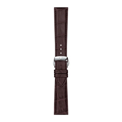 Skórzany pasek Tissot T852.045.399 21mm, brązowy