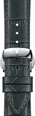 Skórzany pasek Tissot T852.045.750 21mm, szary