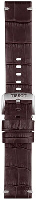 Skórzany pasek Tissot T852.046.773 22mm, brązowy