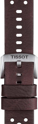 Skórzany pasek Tissot T852.046.777 22mm, brązowy 