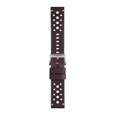 Skórzany pasek Tissot T852.046.777 22mm, brązowy 