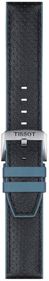Pasek skórzany Tissot T852.046.785 22mm, czarny, Quick Release