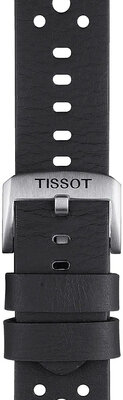 Skórzany pasek Tissot T852.046.810 22mm, czarny