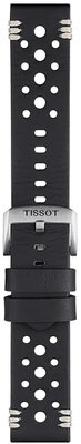 Pasek skórzany Tissot T852.046.810 22mm, czarny, Quick Release