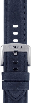 Skórzany pasek Tissot T852.046.831 20mm, niebieski