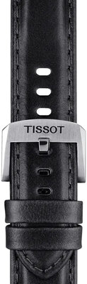 Skórzany pasek Tissot T852.046.834 20mm, czarny