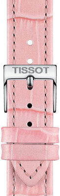Skórzany pasek Tissot T852.047.114 16mm, różowy